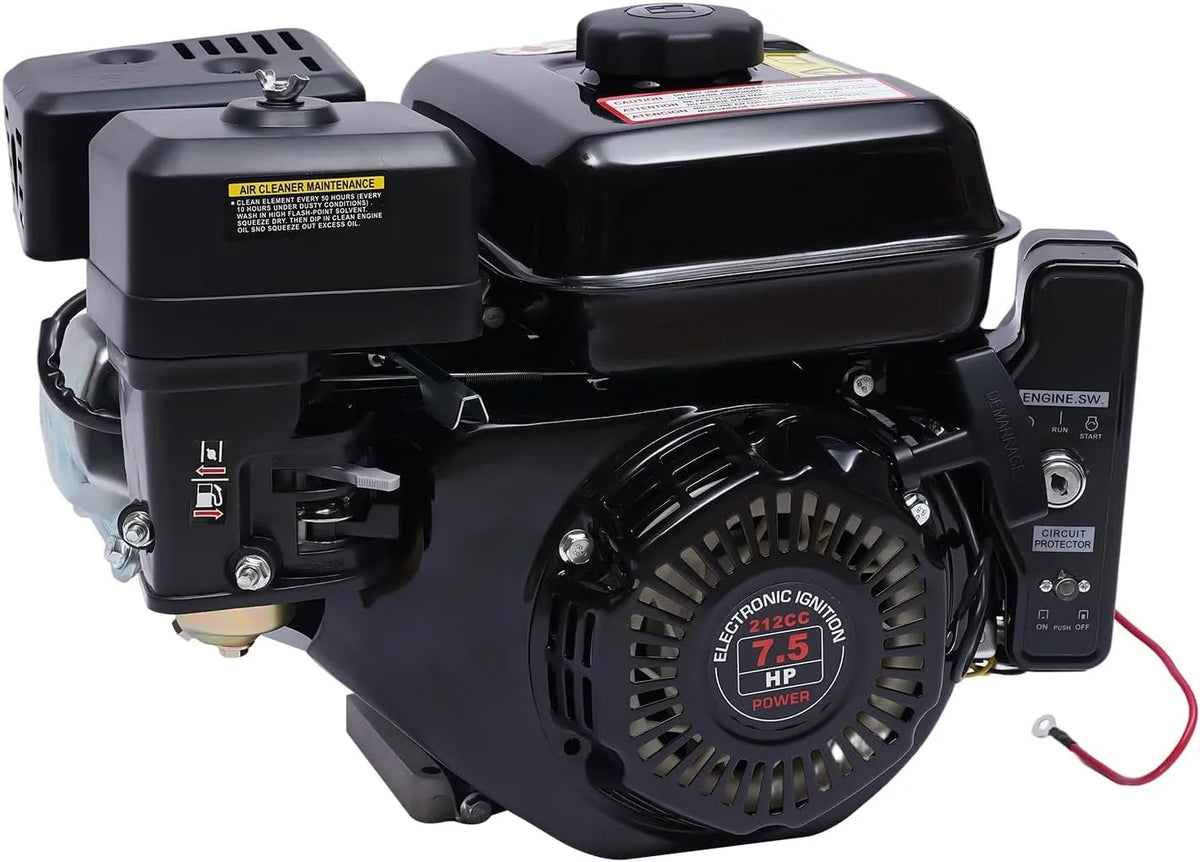 3 kW, motore di azionamento con 2 chiavi, Motore a benzina da 7,5 CV a 4 tempi