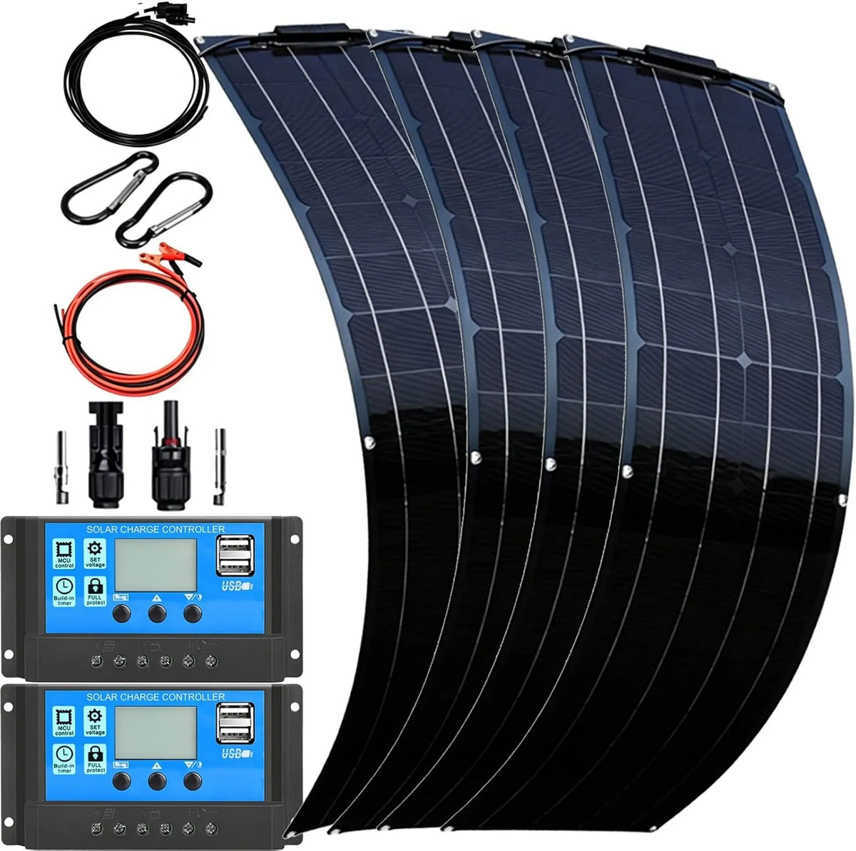 Pannello solare e modulo fotovoltaico, 200W, 400W, 800W, per impianto solare off-grid
