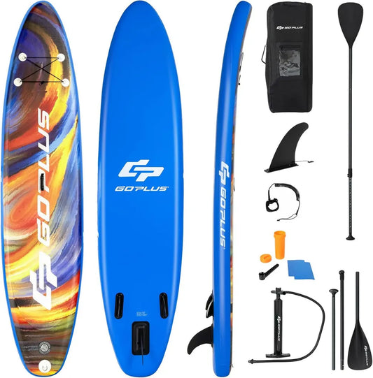 Tavola SUP Gonfiabile 335 cm con Accessori Completi e Carico 120 kg
