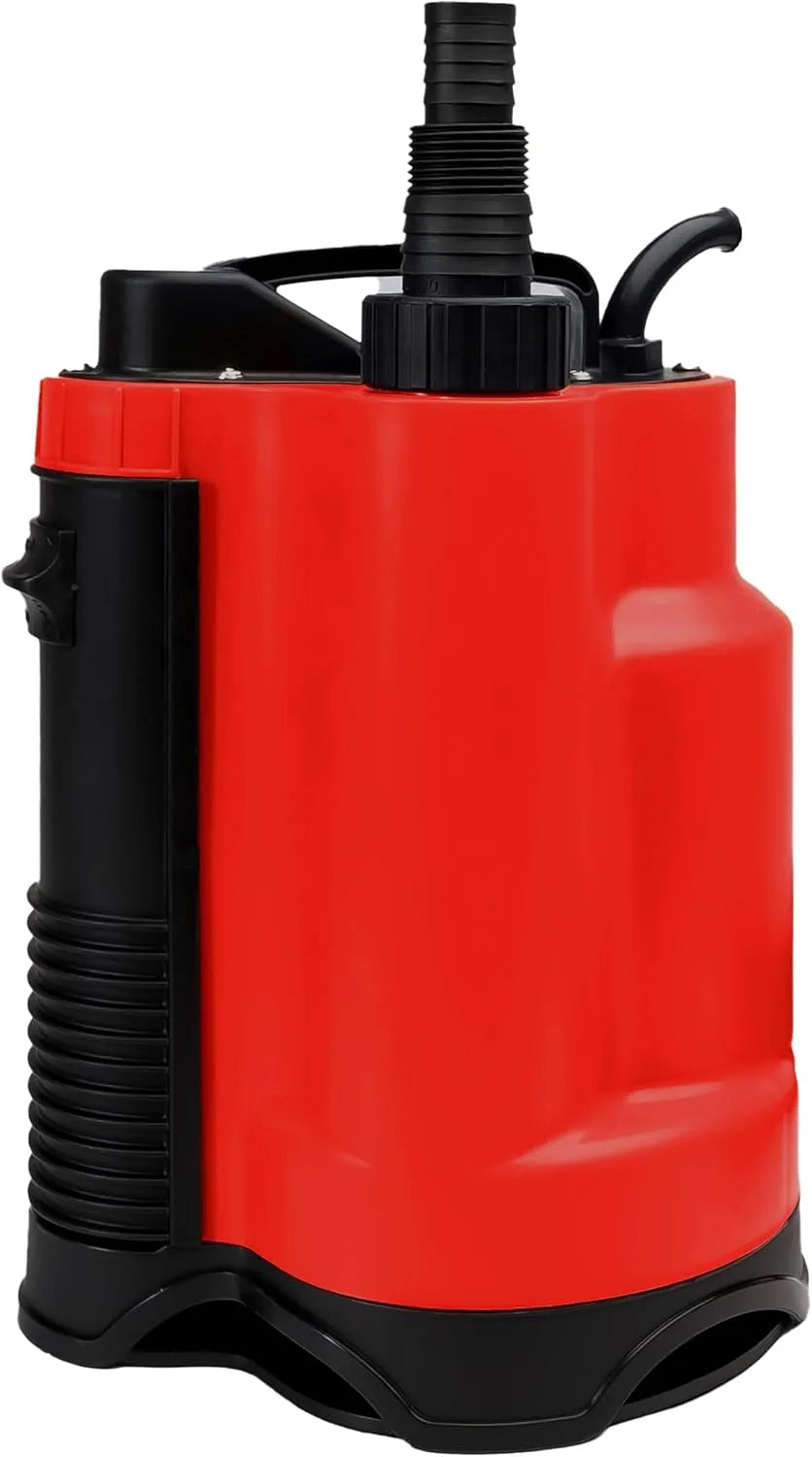 Pompa sommersa per acque sporche e pompa di drenaggio, con galleggiante, 7500 l/h, 25 mm, 16 mm