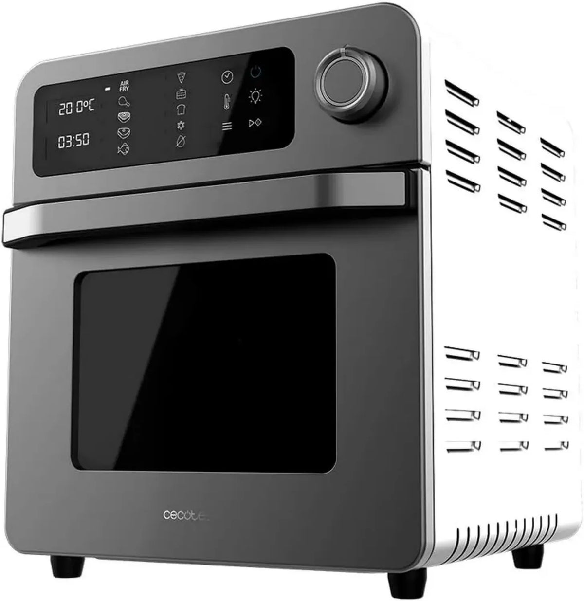 Friggitrice ad Aria Cecotec 15L con Schermo Touch e 10 Funzioni, 1700W in Acciaio Inossidabile