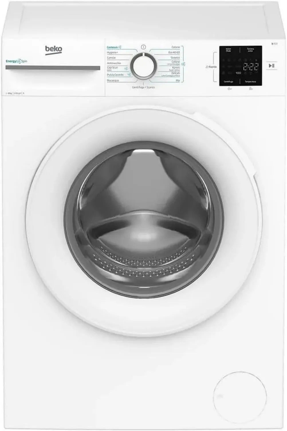Lavatrice Frontale 8 Kg BMWU3821W, 1200 Giri, Classe Energetica A