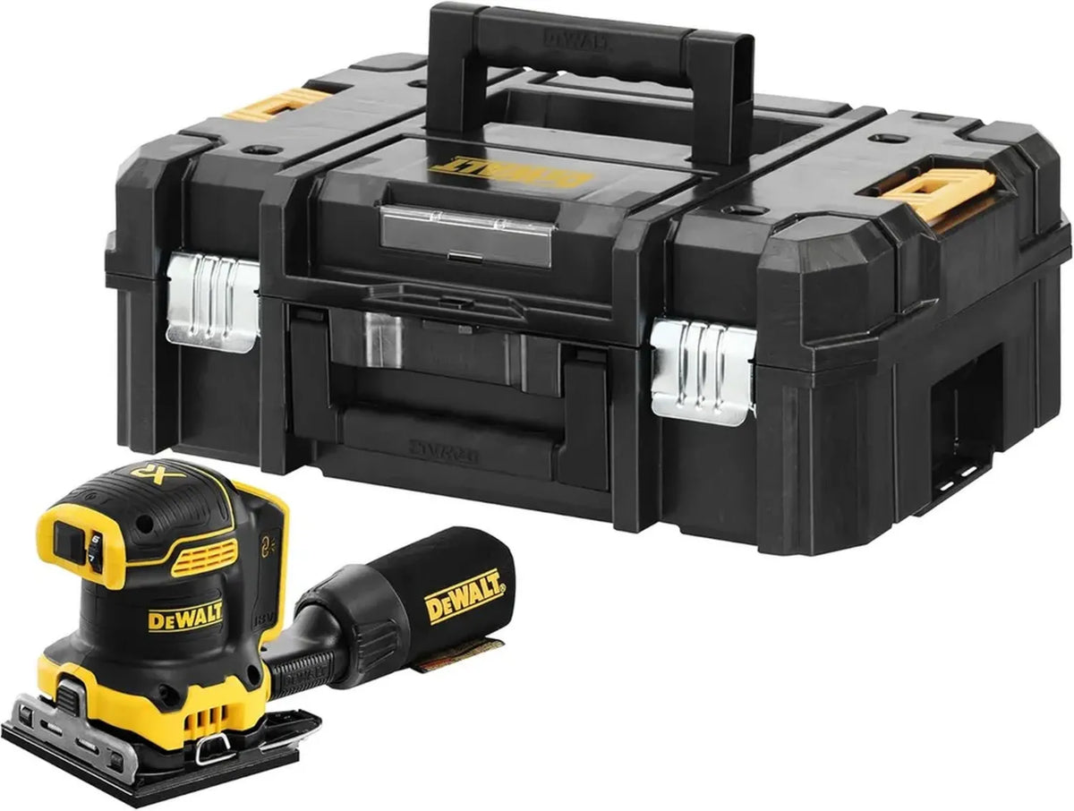 Levigatrice Orbitale DEWALT XR 18V con Motore Brushless - Corpo Macchina Incluso, Modello DCW200NT-X