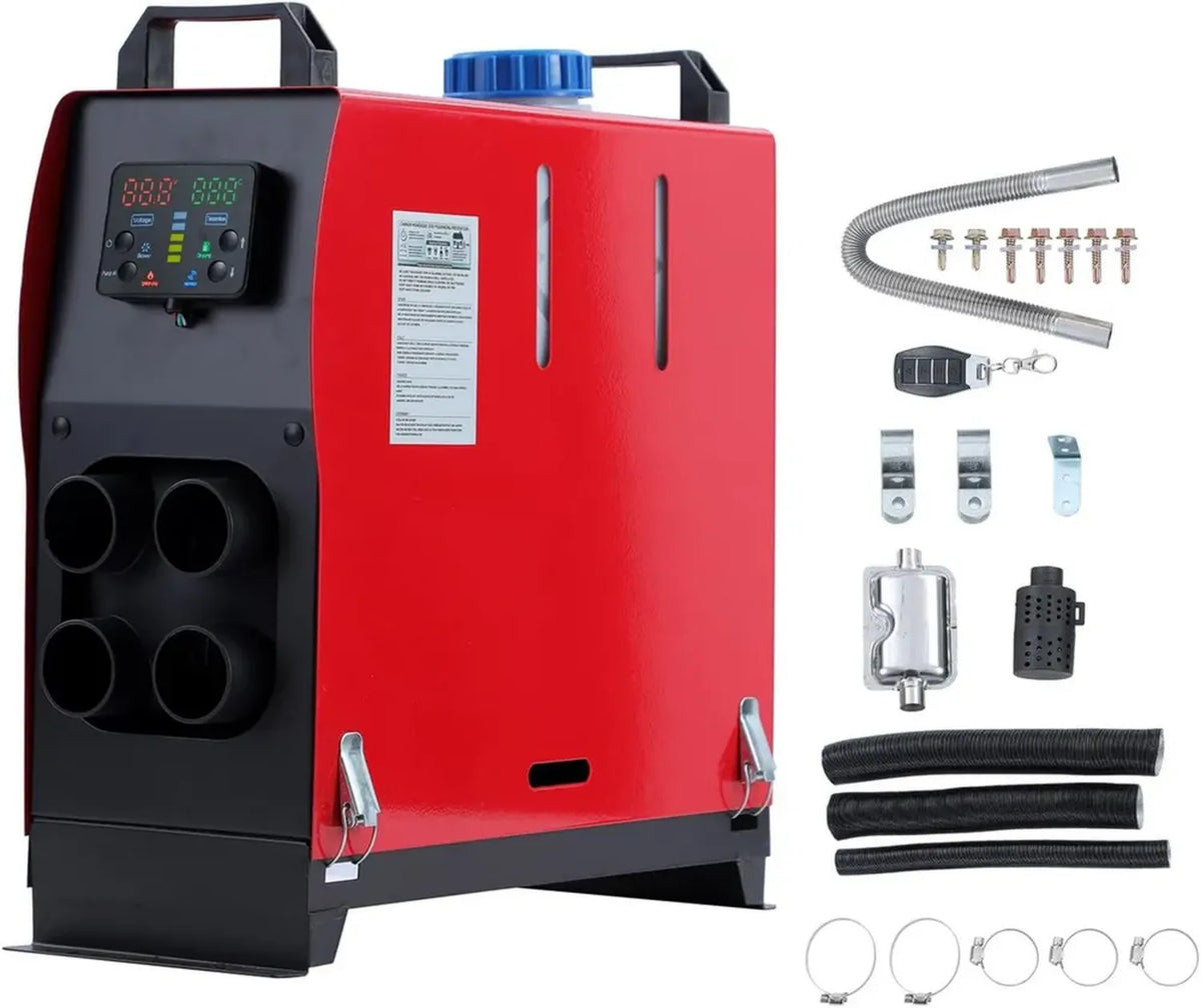 Riscaldatore Diesel 5KW 12V per Veicoli e Barche con 4 Uscite
