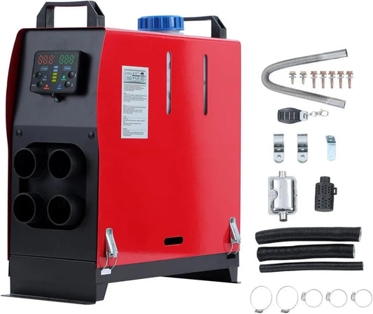 Riscaldatore Diesel 5KW 12V per Veicoli e Barche con 4 Uscite