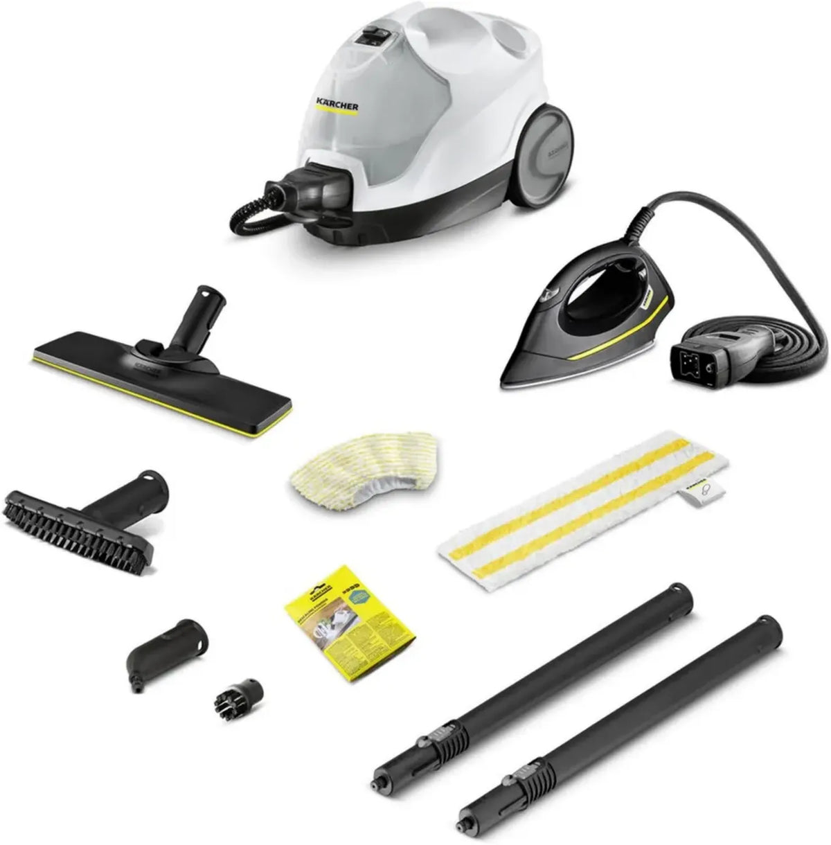 Kärcher Pulitore a Vapore SC 4 EasyFix con Ferro, 3,5 bar, 2000W, Riscaldamento Rapido, Doppio Serbatoio, Ideale per 100m²
