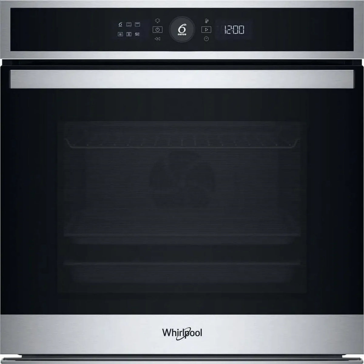 Forno a incasso Whirlpool Inox multifunzione 73L, classe A+, 17 programmi, Pizza310° e Steam+