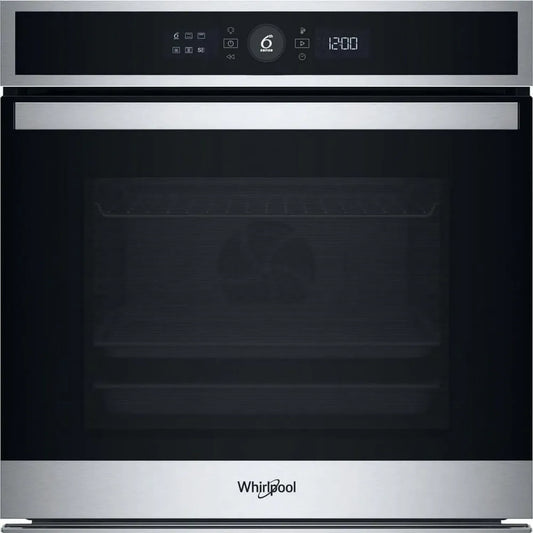 Forno a incasso Whirlpool Inox multifunzione 73L, classe A+, 17 programmi, Pizza310° e Steam+