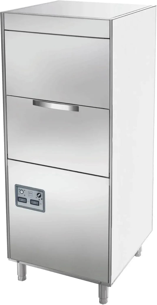 Lavastoviglie Professionale METRO GHP1300SW, Acciaio Inox, 30L, 3 Programmi, 400V, Argento