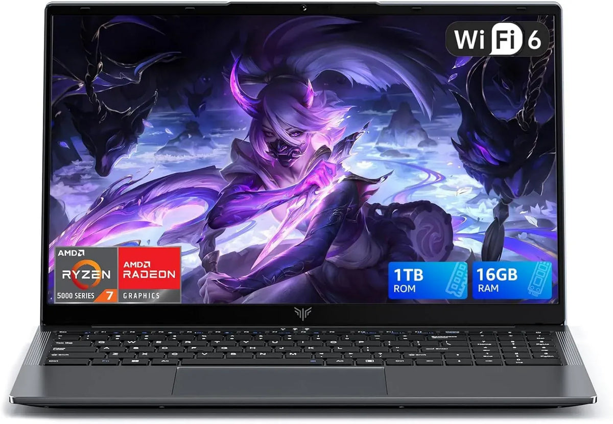 ACEMAGIC 2026 Laptop Gaming, Ryzen 7, 16GB RAM, 1TB SSD, Display 15.6'' FHD, RX Vega 8, WiFi 6