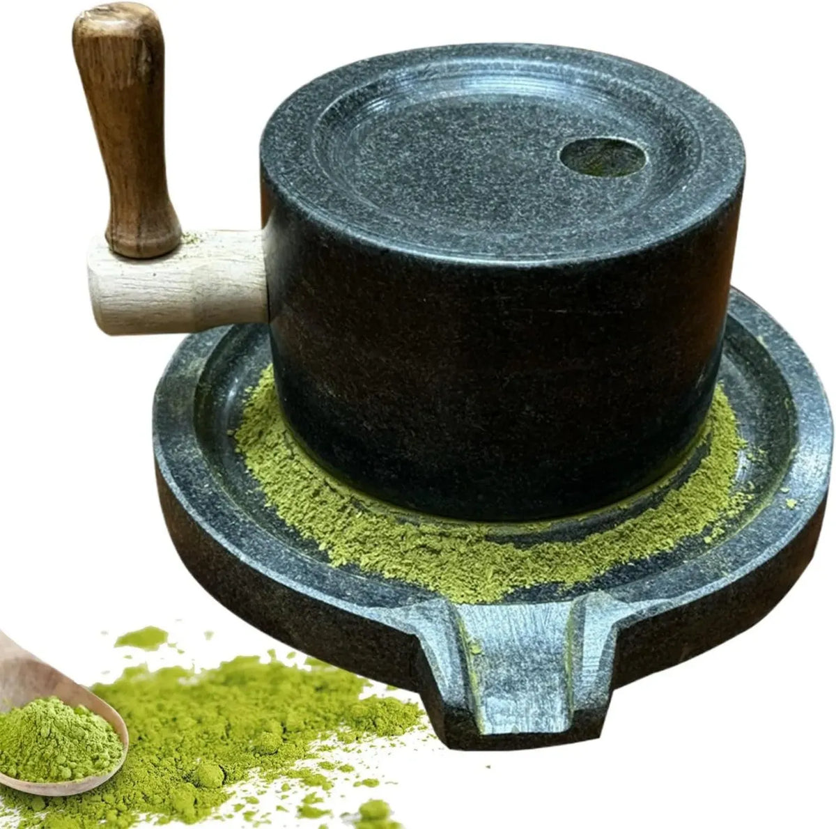 Mulino a Pietra Manuale per Cereali - Macinino per Spezie e Caffè