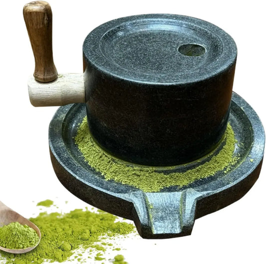 Mulino a Pietra Manuale per Cereali - Macinino per Spezie e Caffè