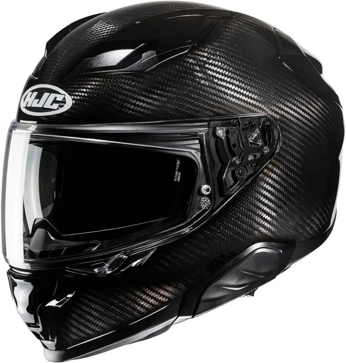 Casco da Moto Integrale HJC F71 in Fibra di Carbonio Nero, Taglia M
