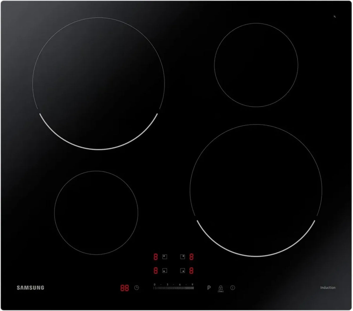 Piano Cottura a Induzione 4 Fuochi 60cm Nero