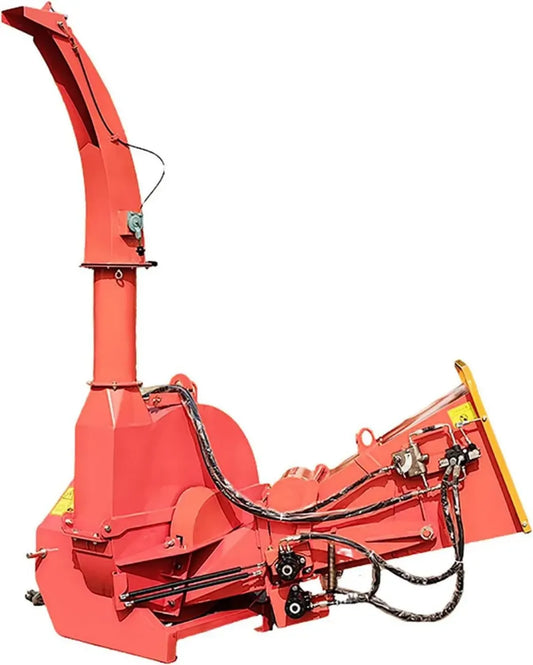 Cippatore PTO per trattore, trinciatrice compatta per legno e rami