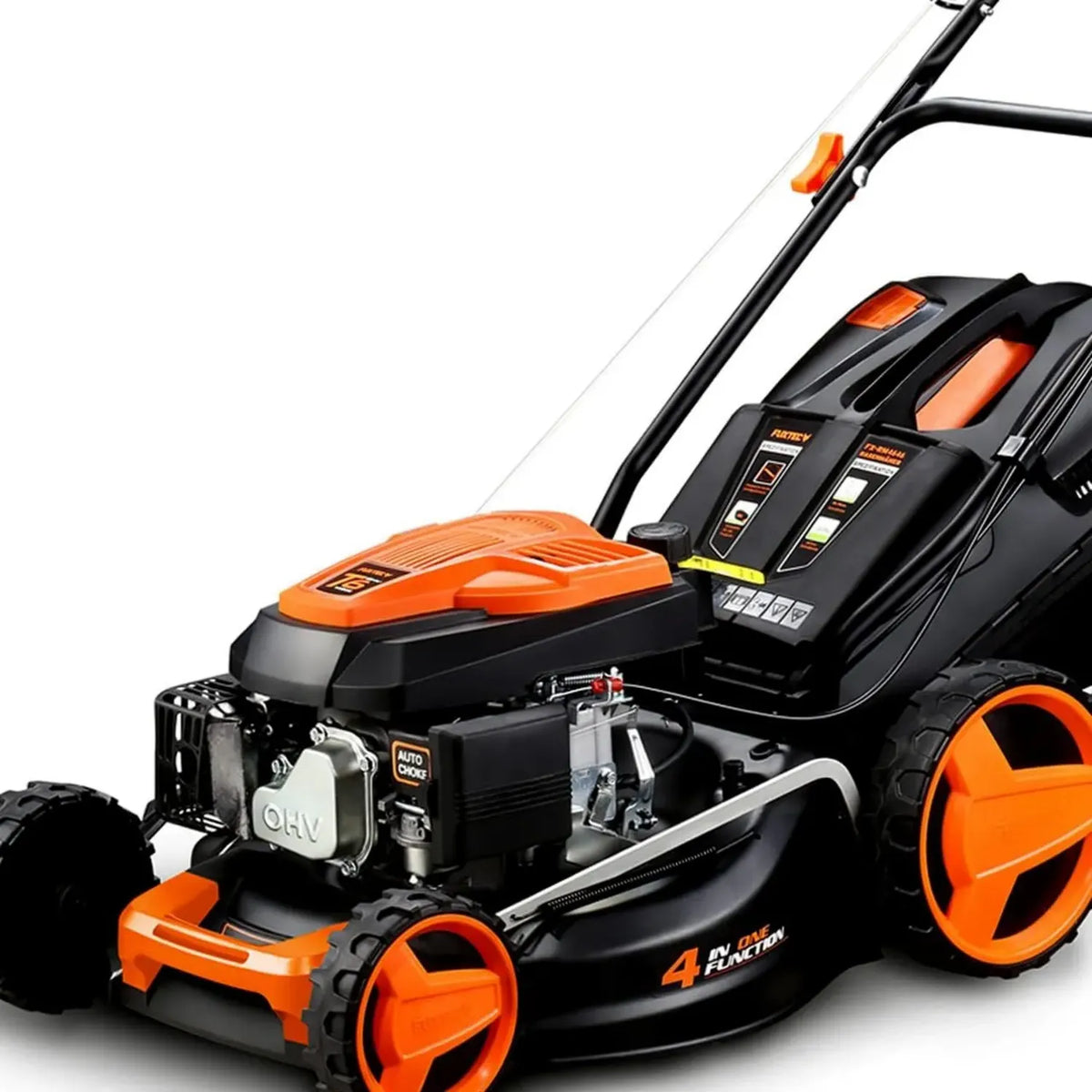 Tosaerba Semovente a Scoppio FUXTEC FX-RM4646, Larghezza 46 cm, Motore Benzina 146cc, Mulching e Sacco 50L