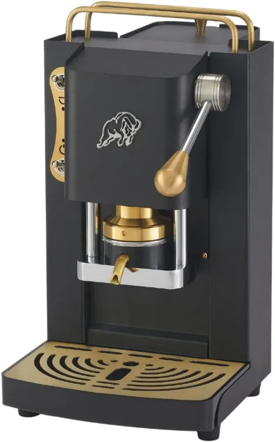Macchina da caffè Faber 3.0 Pro Essential con sistema ESE 44mm, serbatoio in vetro e portacialda regolabile in ottone