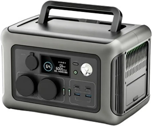 Generatore Solare Portatile 600W 299Wh LiFePO4 con UPS e Batteria di Backup MPPT per Camper