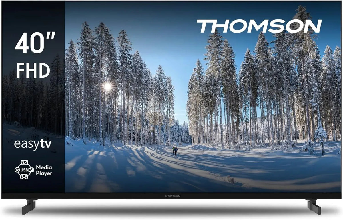 Televisore LED 40 Pollici Thomson Full HD con Modalità Hotel, USB e HDMI