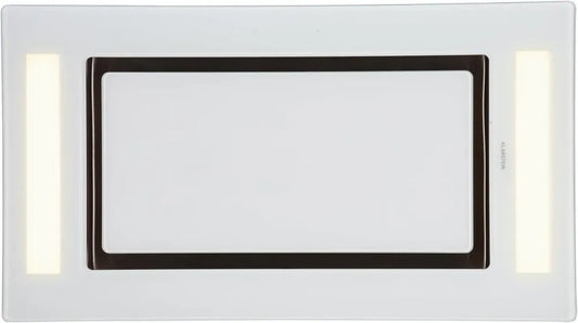 Klarstein Remy - Cappa ad Isola con Controllo Touch, 620 m³/h, Illuminazione LED, 90 cm, Bianco